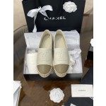 CHANEL fisherman shoes Chanel classic version of the original injection of rubber translucent rubber original color hemp sole