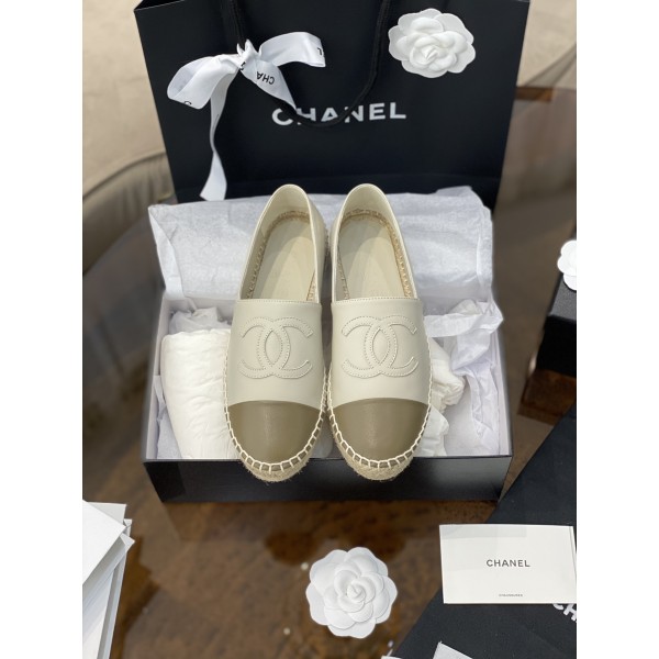 CHANEL fisherman shoes Chanel classic version of the original injection of rubber translucent rubber original color hemp sole