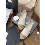 CHANEL fisherman shoes Chanel classic version of the original injection of rubber translucent rubber original color hemp sole