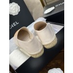 CHANEL fisherman shoes Chanel classic version of the original injection of rubber translucent rubber original color hemp sole