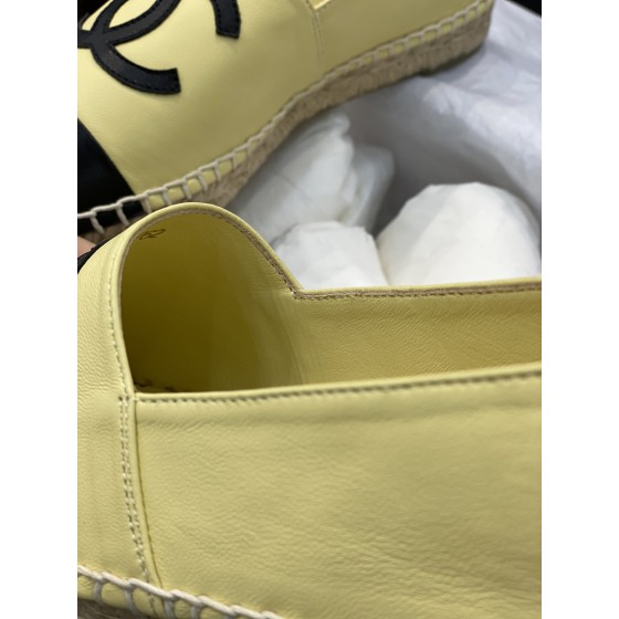 CHANEL fisherman shoes Chanel classic version of the original injection of rubber translucent rubber original color hemp sole