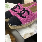 CHANEL fisherman shoes Chanel classic version of the original injection of rubber translucent rubber original color hemp sole