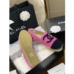 CHANEL fisherman shoes Chanel classic version of the original injection of rubber translucent rubber original color hemp sole