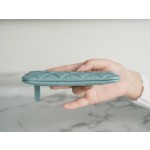 𝗖𝗛𝗔𝗘𝗡𝗟✦ Channel custom calfskin 🐂 Classic mini zippered carry-on bag Tiffany blue 💖