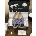 CHANEL fisherman shoes Chanel classic version of the original injection of rubber translucent rubber original color hemp sole