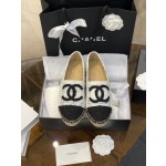 CHANEL fisherman shoes Chanel classic version of the original injection of rubber translucent rubber original color hemp sole