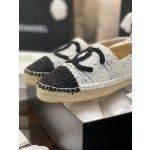 CHANEL fisherman shoes Chanel classic version of the original injection of rubber translucent rubber original color hemp sole