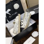 CHANEL fisherman shoes Chanel classic version of the original injection of rubber translucent rubber original color hemp sole