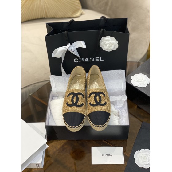 CHANEL fisherman shoes Chanel classic version of the original injection of rubber translucent rubber original color hemp sole