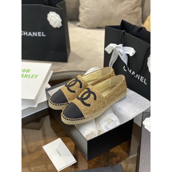CHANEL fisherman shoes Chanel classic version of the original injection of rubber translucent rubber original color hemp sole