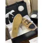 CHANEL fisherman shoes Chanel classic version of the original injection of rubber translucent rubber original color hemp sole