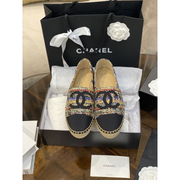 CHANEL fisherman shoes Chanel classic version of the original injection of rubber translucent rubber original color hemp sole