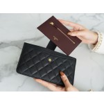 𝗖𝗛𝗔𝗘𝗡𝗟✦ Made of imported channel custom fine grain embossed calfskin 🐂 Classic 3-in-1 phone bag Black Gold