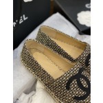 CHANEL fisherman shoes Chanel classic version of the original injection of rubber translucent rubber original color hemp sole