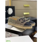 CHANEL fisherman shoes Chanel classic version of the original injection of rubber translucent rubber original color hemp sole