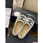 CHANEL fisherman shoes Chanel classic version of the original injection of rubber translucent rubber original color hemp sole