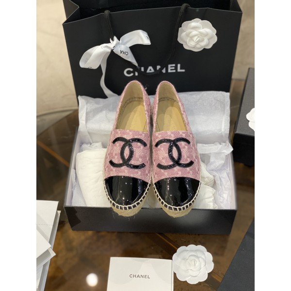 CHANEL fisherman shoes Chanel classic version of the original injection of rubber translucent rubber original color hemp sole