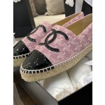 CHANEL fisherman shoes Chanel classic version of the original injection of rubber translucent rubber original color hemp sole