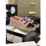 CHANEL fisherman shoes Chanel classic version of the original injection of rubber translucent rubber original color hemp sole