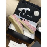 CHANEL fisherman shoes Chanel classic version of the original injection of rubber translucent rubber original color hemp sole