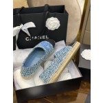 CHANEL fisherman shoes Chanel classic version of the original injection of rubber translucent rubber original color hemp sole