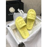 CHANEL 2022 early spring latest honey slippers fashion versatile series imported sheepskin cushioned feet