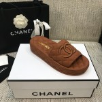 CHANEL 2022 early spring latest honey slippers fashion versatile series imported sheepskin cushioned feet