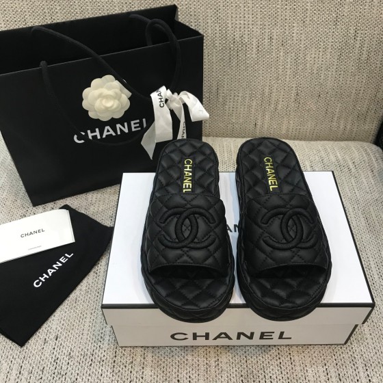 CHANEL 2022 early spring latest honey slippers fashion versatile series imported sheepskin cushioned feet