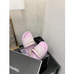 CHANEL 2022 early spring latest honey slippers fashion versatile series imported sheepskin cushioned feet