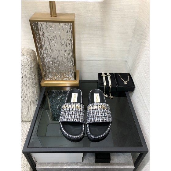 CHANEL 2022 early spring latest honey slippers fashion versatile series imported sheepskin cushioned feet