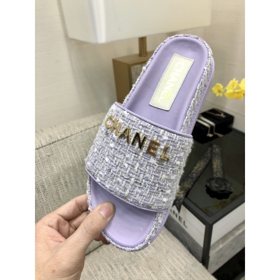 CHANEL 2022 early spring latest honey slippers fashion versatile series imported sheepskin cushioned feet