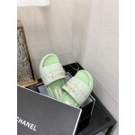 CHANEL 2022 early spring latest honey slippers fashion versatile series imported sheepskin cushioned feet