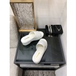 CHANEL 2022 early spring latest slope heel slippers fashionable and versatile series wear-resistant rubber outsole