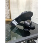 CHANEL 2023 spring and summer latest electric embroidery honey slippers Imported leather outsole