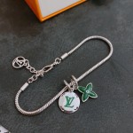 Louis Vuitton vintage silver bracelet couple's version 22cm20cm18cm changeable length