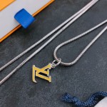 Louis Vuitton vintage silver bracelet, couple's version, length 60 cm, changeable