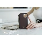 𝗖𝗛𝗔𝗘𝗡𝗟✦2021 𝗦𝘀 Spring/Summer New Gold Ball Chain Phone Case (for 📱iphone12/12pro)