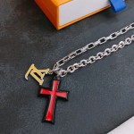 Louis Vuitton vintage silver bracelet, couple's version, length 60 cm, changeable