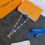 Louis Vuitton vintage silver necklace, couple's version, chain length 60 cm, changeable