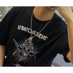 Louis Vuitton vintage silver necklace, couple's version, chain length 60 cm, changeable