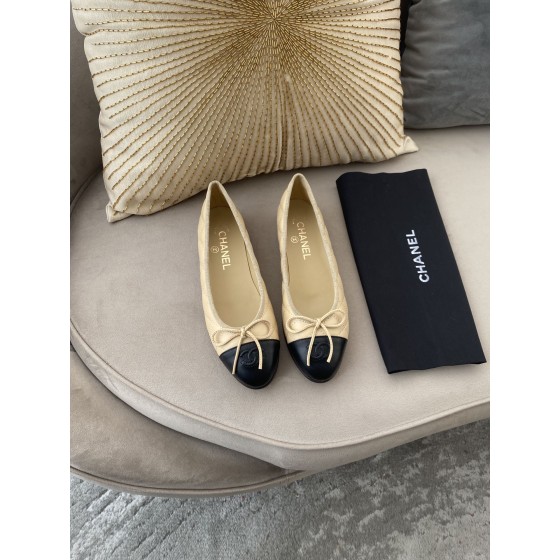 CHANEL ballet shoes Imported custom leather Italy imported leather outsole