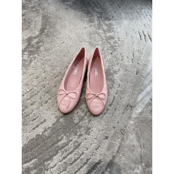 CHANEL ballet shoes Imported custom leather Italy imported leather outsole