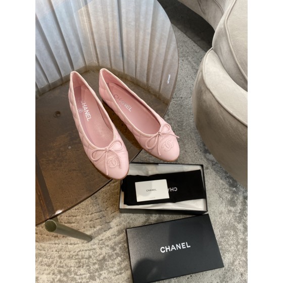 CHANEL ballet shoes Imported custom leather Italy imported leather outsole