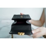 𝗖𝗛𝗔𝗘𝗡𝗟✦ Early Autumn New Double Ball Phone Bag Black➿