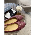 CHANEL ballet shoes Imported custom leather Italy imported leather outsole