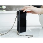 𝗖𝗛𝗔𝗘𝗡𝗟✦22P New Phone Case ❶❸ 𝙥𝙧𝙤𝙈𝙖𝙓 Black➿ (for 📱12/13pro max)