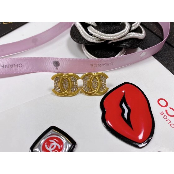 CHANEL🇫🇷Xiaoxiang middle-aged double C earrings