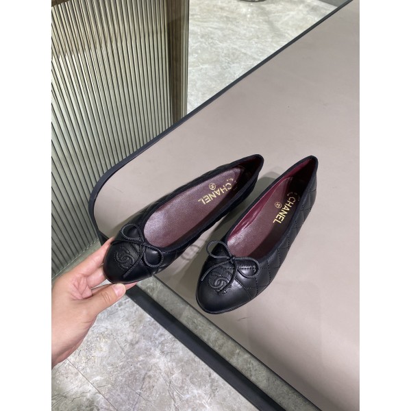 CHANEL ballet shoes Imported custom leather Italy imported leather outsole