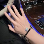 Louis Vuitton 🇷🇼 multi-element onyx thai silver style bracelet