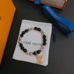 Louis Vuitton 🇷🇼 multi-element onyx thai silver style bracelet